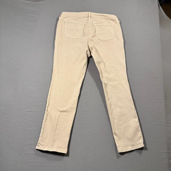 Torrid Women's Plus Size Tan Boyfriend Straight Mid-Rise Stretch Jeans - Size 14 - Picture 6 of 10